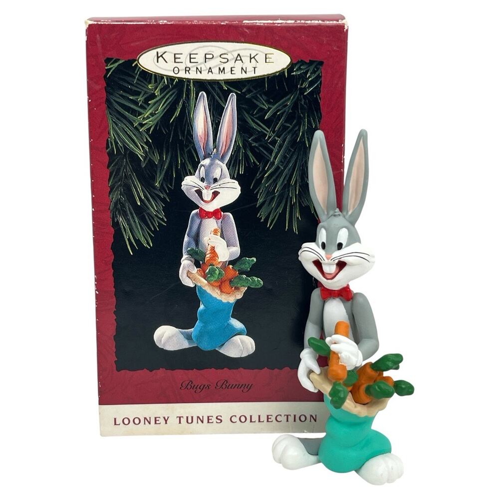 Hallmark Keepsake Looney Tunes Collection Bugs Bunny Holiday Ornament